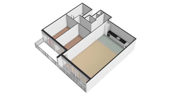 Plattegrond - Titus van Rijnstraat 142, 1058 GB Amsterdam - 126288_EV_3d_SE alt.jpg